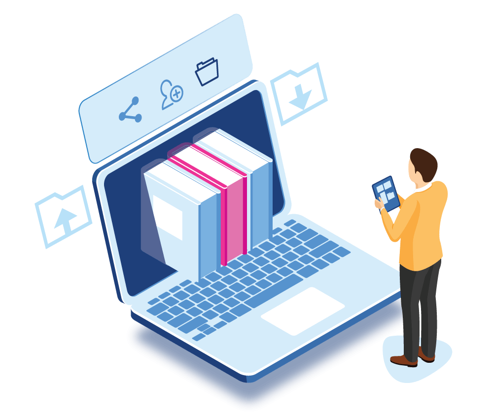 Library with the possibility for shared resources